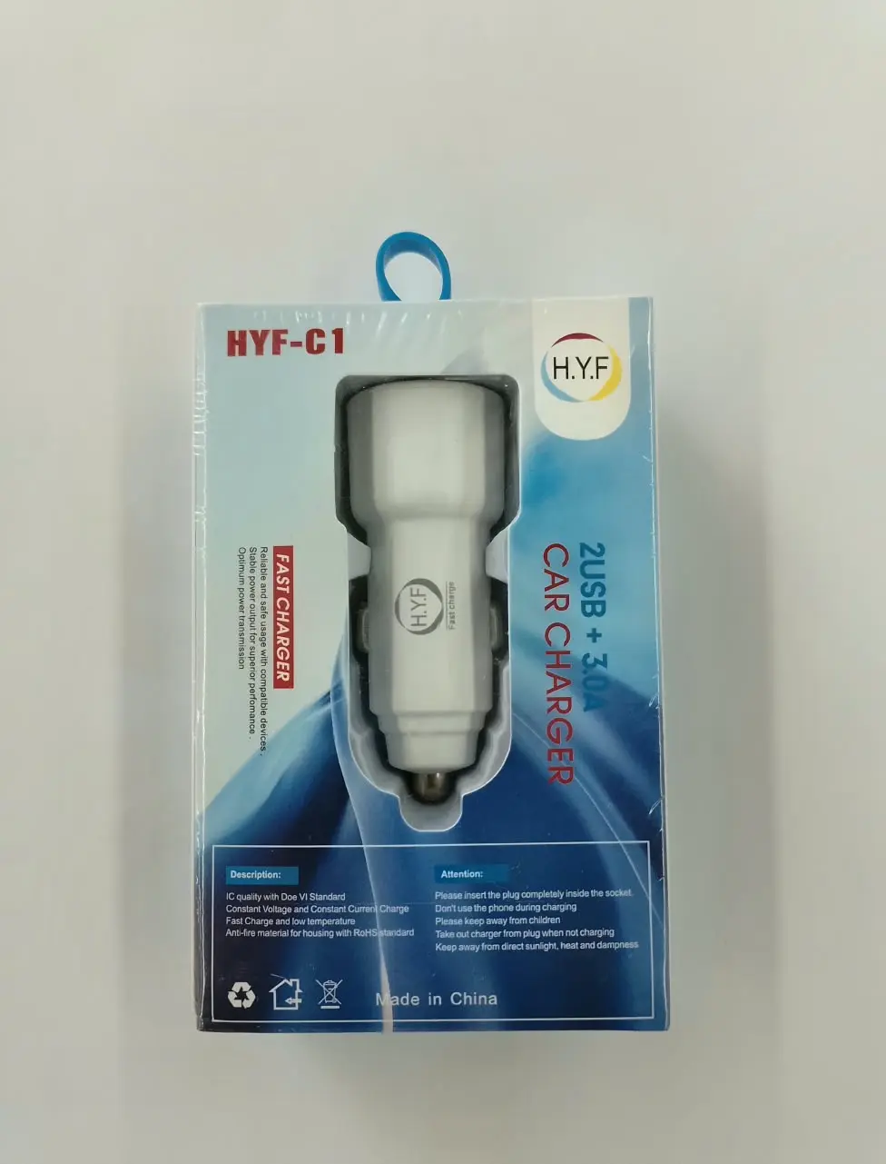 CARGADOR DE CARRO HYF-C1