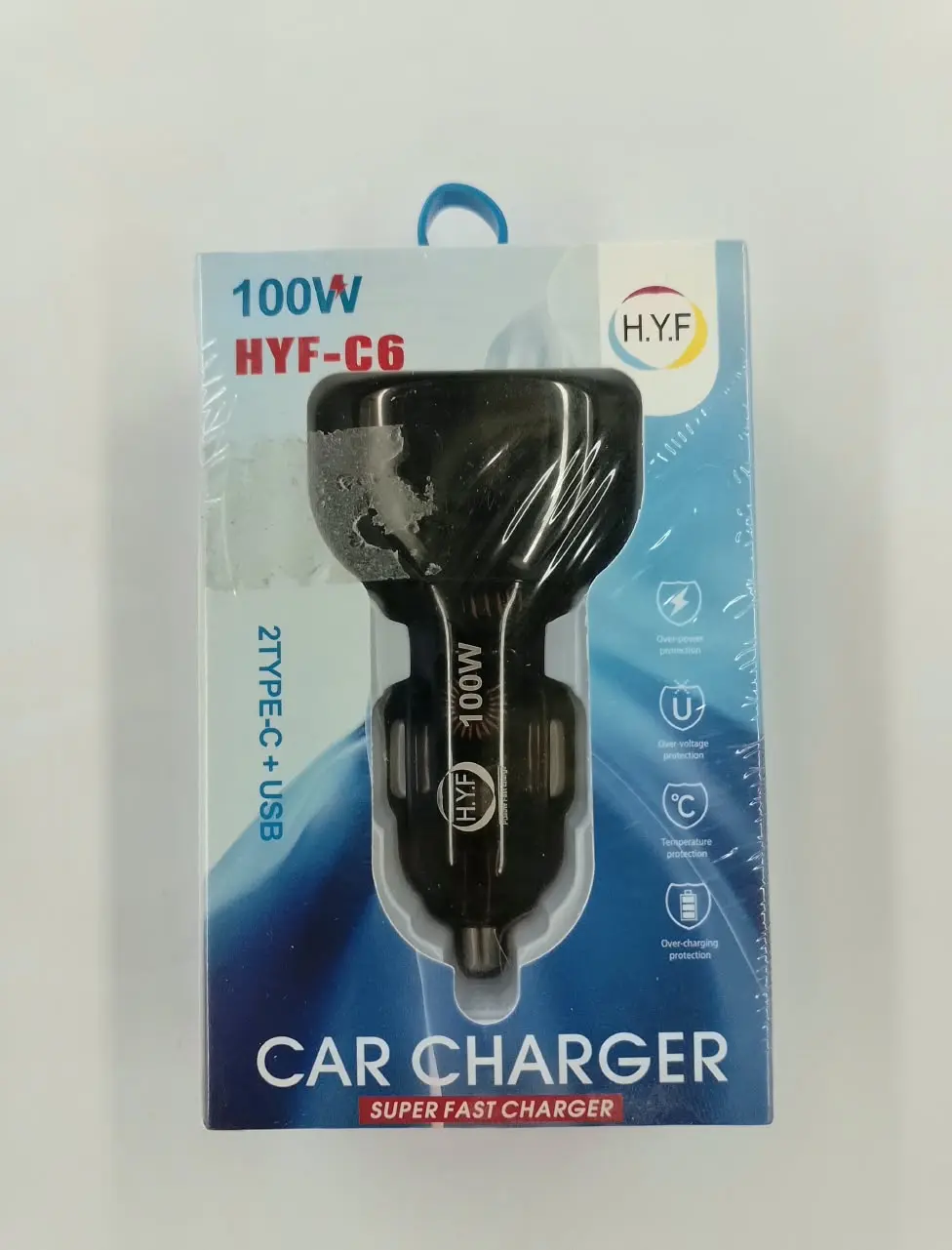 CARGADOR DE CARRO HYF-C6