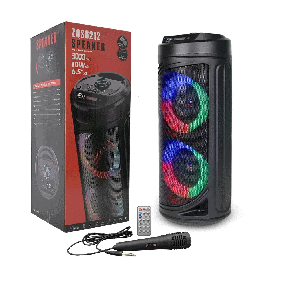 Altavoz portátil con Bluetooth Sing-e ZQS6212.